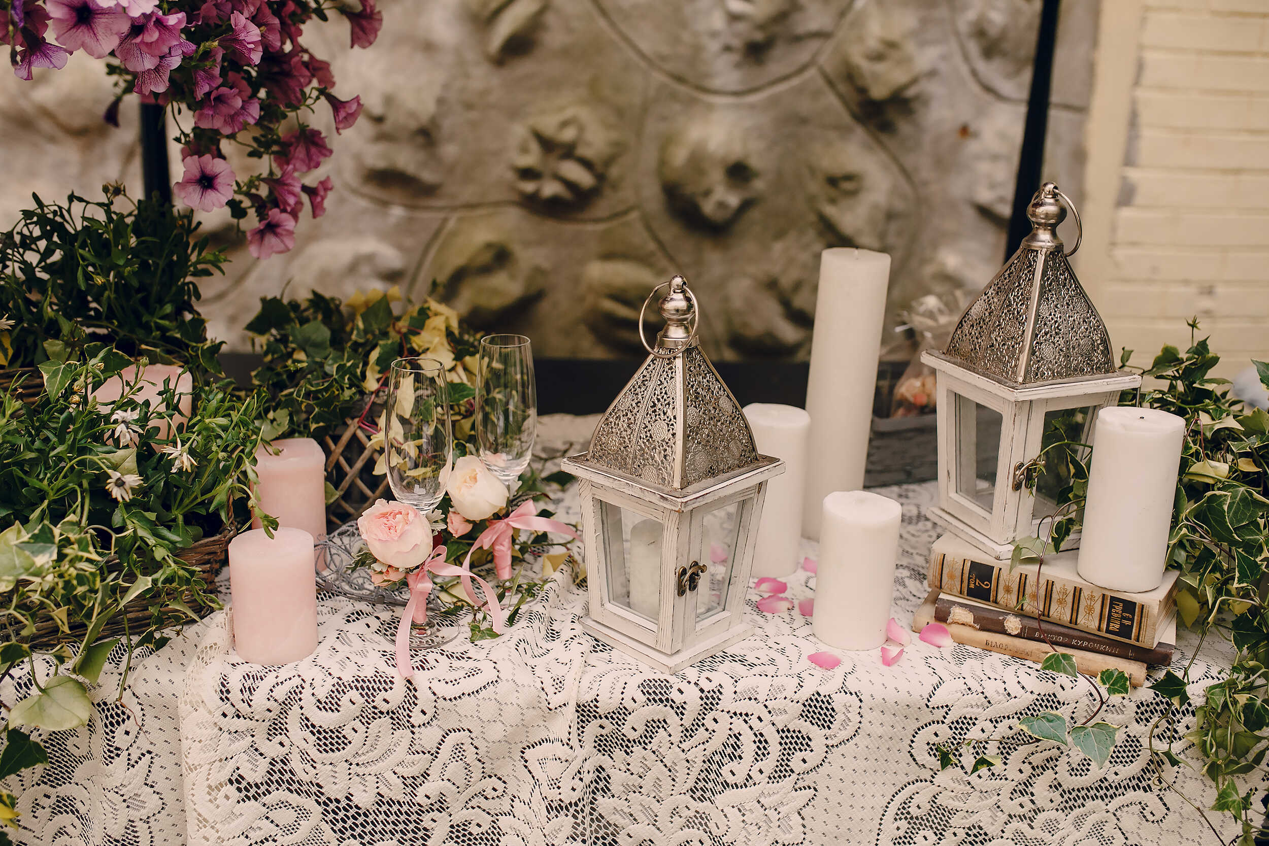 Kerzenleuchter - Boho Hochzeit Deko