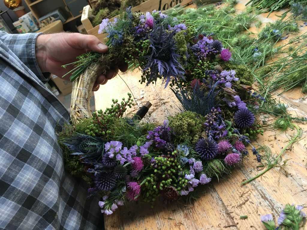 Duftende Lavendelkränze - Symbol der Ewigkeit für Boho Deko Hochzeit!